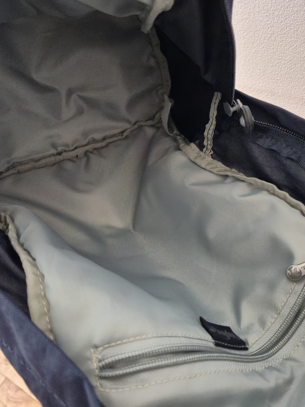 Kipling Navy Blue Nylon Small Backpack City Travel Bag - Picture 10 of 12